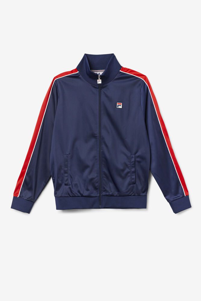 Fila Jakke Herre Marineblå Wicks Track 739215-ITQ